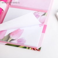 Блок бумаг для записей, стикеры, ручка &laquo;8 Марта&raquo;