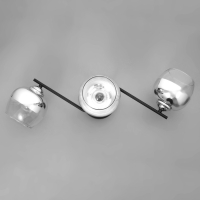 Люстра "Джина" 3хЕ27 40Вт чёрно-хромовый 55х42х27 см BayerLux Люстра "Джина" 3хЕ27 40Вт чёрно-хромовый 55х42х27 см BayerLux