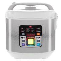 Мультиварка jvc JK-MC509, 860 Вт, 5 л, 11 программ, антипригарное покрытие, серебр/ белыая Мультиварка jvc JK-MC509, 860 Вт, 5 л, 11 программ, антипригарное покрытие, серебр/ белыая