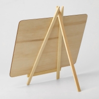 Меловой стенд &laquo;На мольберте&raquo; 28,8&times;19,8, прямоугольник, цвет чёрный