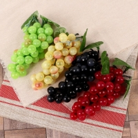 Муляж "Виноград матовый" 45 ягод 19 см, микс Муляж "Виноград матовый" 45 ягод 19 см, микс