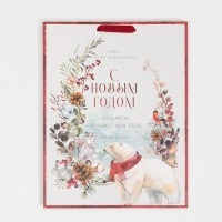 Пакет подарочный новогодний ламинированный &laquo;Время чудес&raquo;, L 31 х 40 х 11,5 см, Новый год