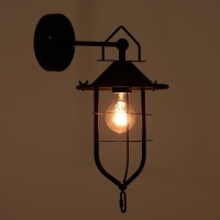 Бра "Эльба" 1х40Вт Е27 черный 25х25х40 см Бра "Эльба" 1х40Вт Е27 черный 25х25х40 см