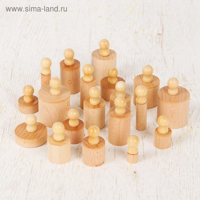 Развивающий набор цилиндров &laquo;Больше-меньше&raquo;