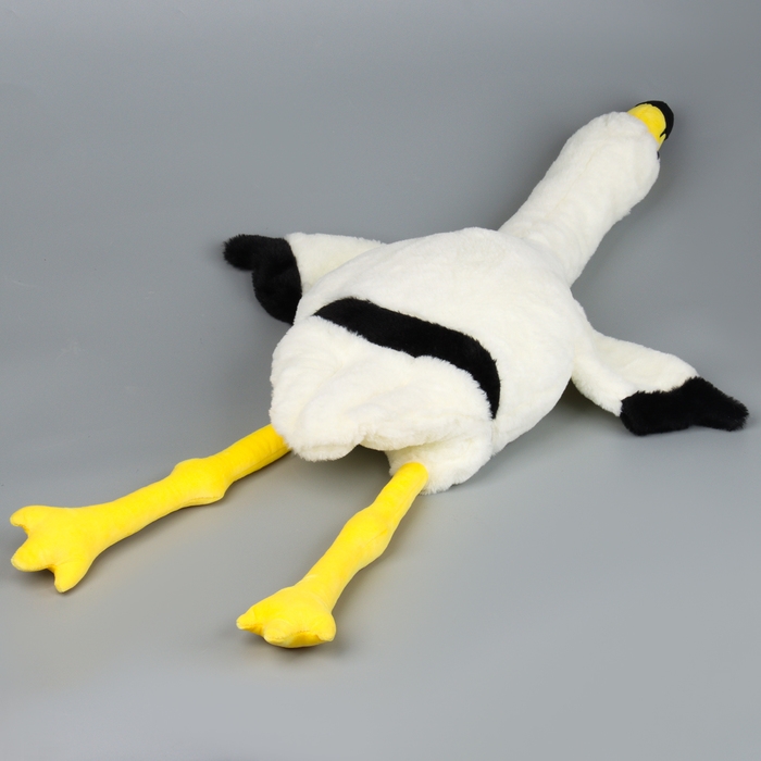 Мягкая игрушка &laquo;Фламинго&raquo; с пледом, 95 см, цвет белый