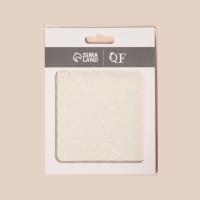 Наклейки для ногтей &laquo;Бабочки&raquo;, флуоресцентные, цвет белый