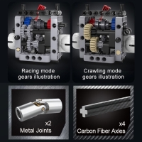Конструктор радиоуправляемый &laquo;Монстртрак&raquo;, 699 деталей