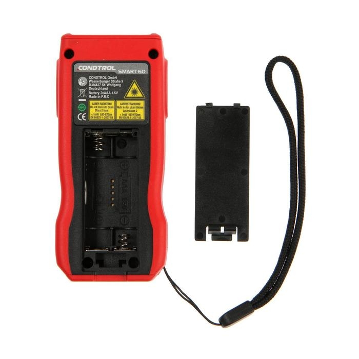 Лазерный дальномер CONDTROL Smart 60 1-4-098, 0,05-60 м, ±1,5 мм Лазерный дальномер CONDTROL Smart 60 1-4-098, 0,05-60 м, ±1,5 мм
