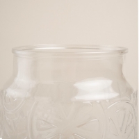 Банка стеклянная для хранения сыпучих продуктов SL Home &laquo;Валенсия&raquo;, 1 л, 12&times;11,5 см, с деревянной крышкой