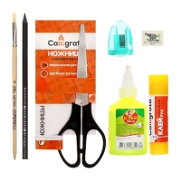 Папка для труда А4, молния вокруг, откидная планка, пластиковая, ПТР-1, с наполнением 10 предметов, для мальчика, Calligrata "Мото-шлем" Папка для труда А4, молния вокруг, откидная планка, пластиковая, ПТР-1, с наполнением 10 предметов, для мальчика, Calligrata "Мото-шлем"