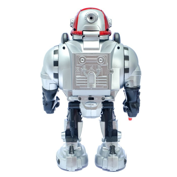 Робот радиоуправляемый «Космический боец», световые и звуковые эффекты, стреляет дисками, МИКС Робот радиоуправляемый «Космический боец», световые и звуковые эффекты, стреляет дисками, МИКС