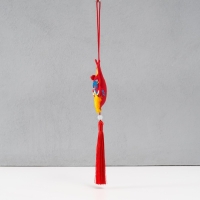 Подвеска-саше текстиль "Дракон" красная 2х7,5х24 см Подвеска-саше текстиль "Дракон" красная 2х7,5х24 см