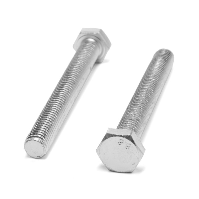 Болт ТУНДРА, оцинкованный, DIN 933, класс прочности 8.8, М12х100 мм, 1 кг Болт ТУНДРА, оцинкованный, DIN 933, класс прочности 8.8, М12х100 мм, 1 кг