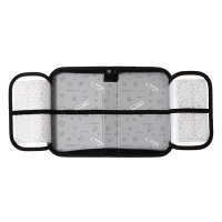 Пенал 1 секция, 130 х 210 х 40 мм, 2 откидные планки, тканевый, Calligrata TOP Content "Гейм Пиксели"