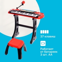 Синтезатор напольный &laquo;Композитор&raquo;, звуковые, световые эффекты, с микрофоном