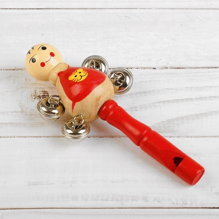 Погремушка с бубенцами &laquo;Букашки&raquo;, цвета МИКС