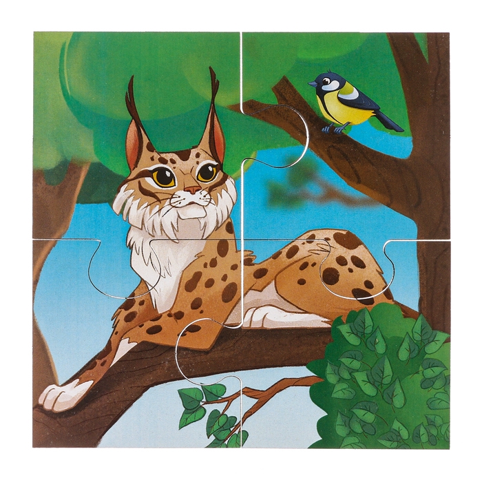 Пазлы «Лесные звери» Пазлы «Лесные звери»