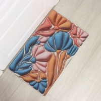 Коврик придверный Доляна, 45&times;75 см, ПВХ