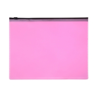 Набор папок-конвертов на ZIP-молнии A5, 150 мкм, Calligrata Pastel, полупрозрачные, 4 штуки, МИКС