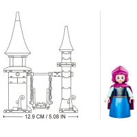 Конструктор Розовая Мечта &laquo;Зимние сказки&raquo;, 135 деталей
