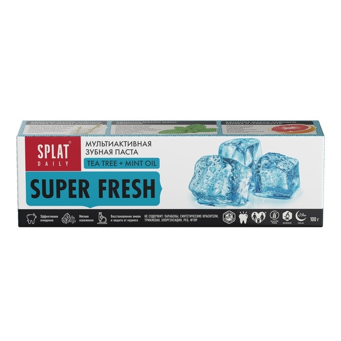 Зубная паста Splat Daily Super Fresh, 100 г Зубная паста Splat Daily Super Fresh, 100 г