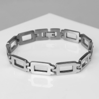 Браслет мужской «Атлант» цвет серебро, 21 см Браслет мужской «Атлант» цвет серебро, 21 см