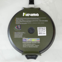 Сковорода &laquo;Гранит Star&raquo;, d=30 см, пластиковая ручка, антипригарное покрытие, тёмно-синий