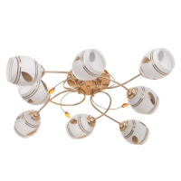 Люстра "Бриана" 8х40Вт Е27 Золото МОДЕЛЬ: 2800087 Люстра "Бриана" 8х40Вт Е27 Золото МОДЕЛЬ: 2800087