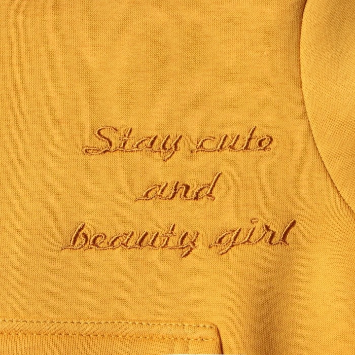 Свитшот детский НАЧЕС, цвет горчичный, рост 98 см