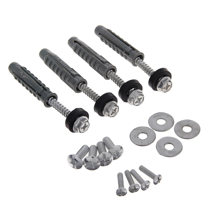 Кронштейн Luazon KrON-54, для ТВ, наклонный, 15-42", 55 мм от стены, черный