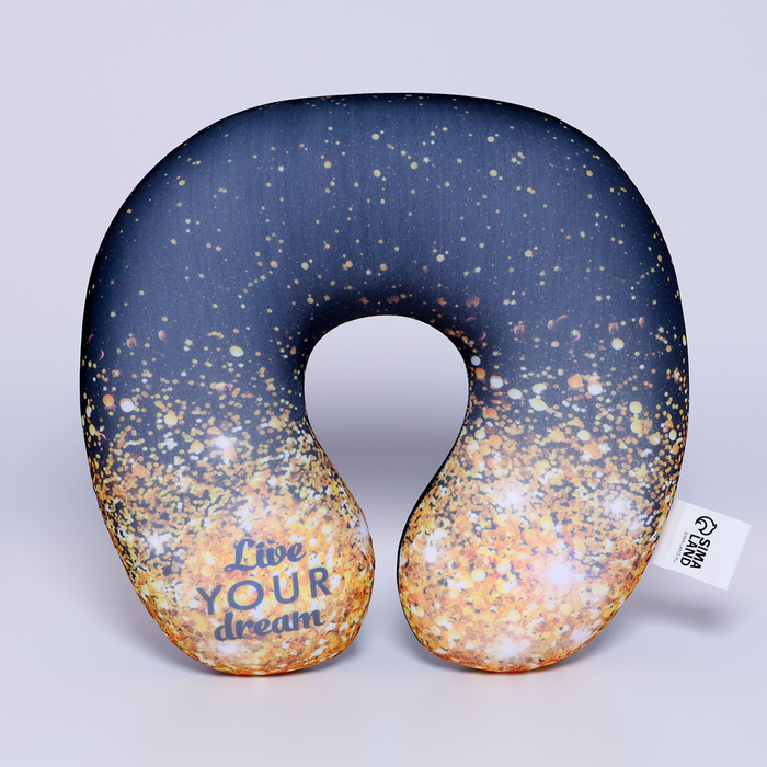 Подушка для путешествий антистресс &laquo;Живи своей мечтой&raquo;