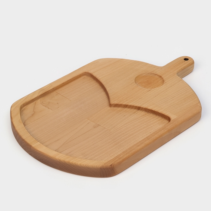 Подарочный набор деревянной посуды Adelica &laquo;Сырная мозайка&raquo;, доска разделочная 35&times;22 см, менажницы 4 шт, 12,5&times;9 см, берёза