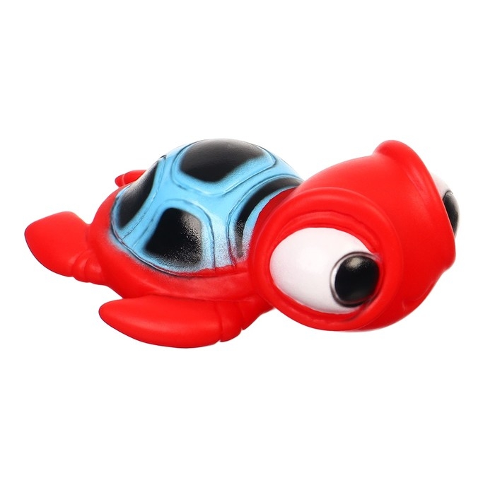 Набор резиновых игрушек для ванны &laquo;Черепашки&raquo;, 10 см, с пищалкой, 5 шт, Крошка Я