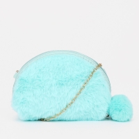 Сумка детская для девочки на молнии, цвет голубой Сумка детская для девочки на молнии, цвет голубой