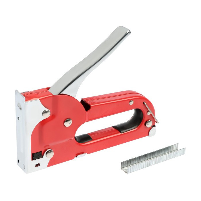 Степлер мебельный ЛОМ, металлический корпус, тип скоб 53, 4 - 8 мм Степлер мебельный ЛОМ, металлический корпус, тип скоб 53, 4 - 8 мм