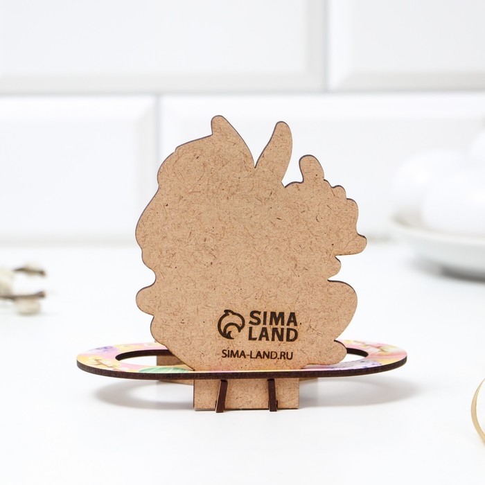 Подставка на 3 яйца &laquo;Кролик&raquo;, 12,8 х 11,2 х 10,6 см.