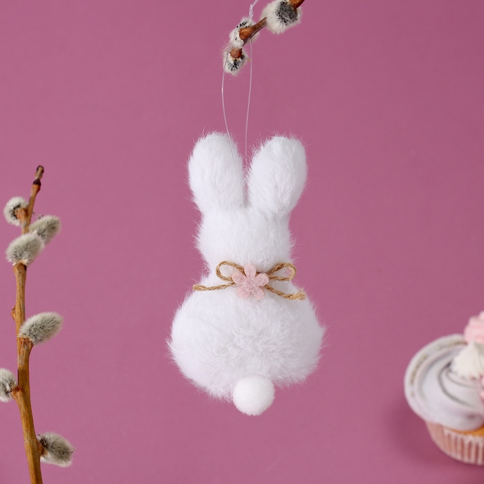 Мягкая игрушка &laquo;Зайка&raquo; на подвесе, 11 см, цвет МИКС