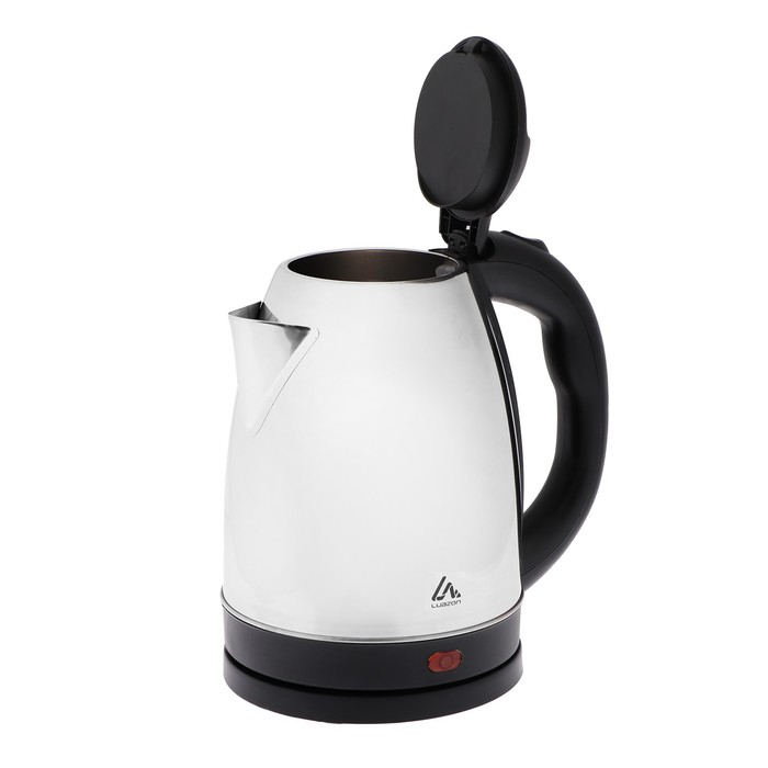 Чайник электрический Luazon LSK-1805, металл, 1.8 л, 1500 Вт, серебристый