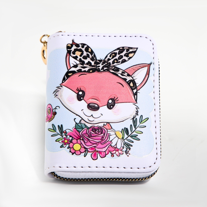 Кошелёк на молнии Кошелёк на молнии "Выбражулька", цвет белый