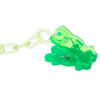 Соска - пустышка силиконовая классическая, от 6 мес., с колпачком + держатель &laquo;Зайка&raquo;, цвет зеленый