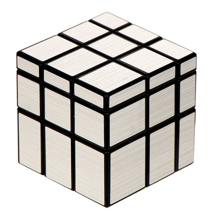 Кубик Рубика, игрушка механическая &laquo;Металлик&raquo; 5,5см , в шоубоксе
