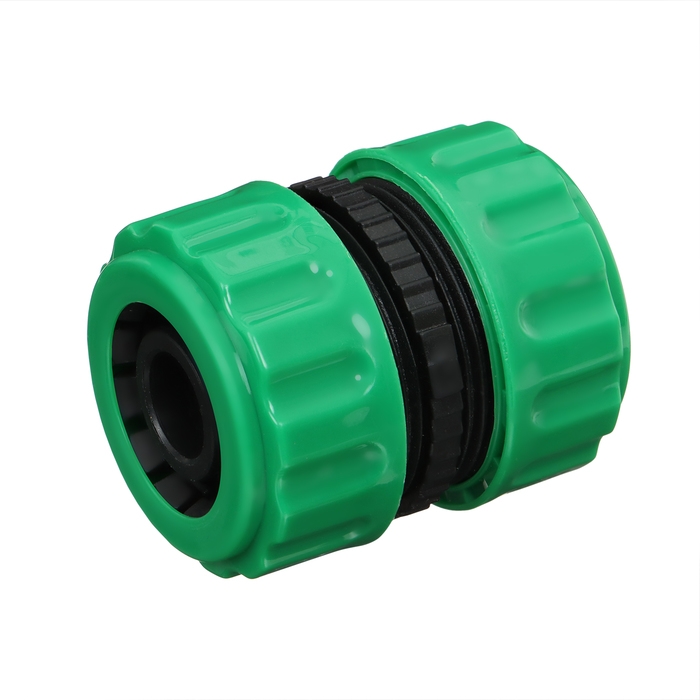 Муфта соединительная, для шлангов 3/4 Муфта соединительная, для шлангов 3/4" (19 мм), цанговое соединение, рр-пластик, Greengo