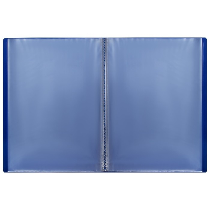 Папка с 10 вкладышами А4, 500 мкм, Calligrata, карман на корешке, черничная