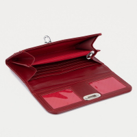 Кошелёк женский на застёжке, цвет красный