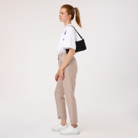 Сумка-багет на молнии, цвет чёрный