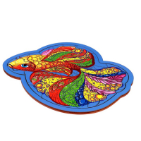 Пазл деревянный фигурный &laquo;Рыбка&raquo;, 64 элементов