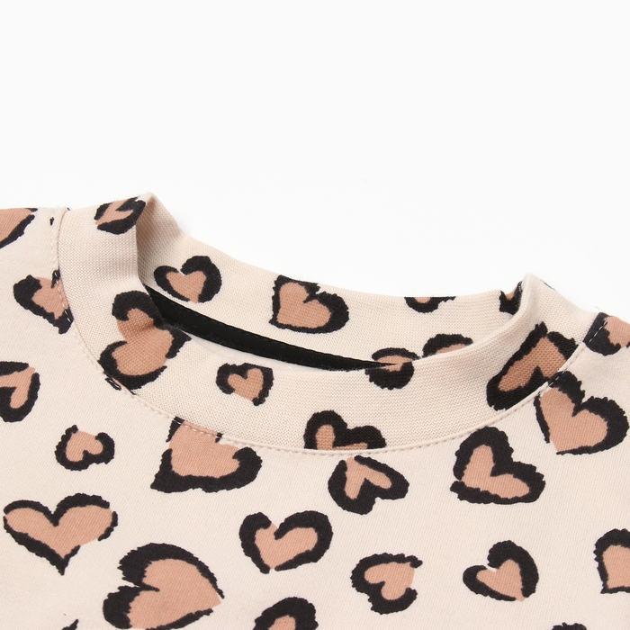 Костюм детский (свитшот и юбка) KAFTAN Leo love р.36 (134-140) Костюм детский (свитшот и юбка) KAFTAN Leo love р.36 (134-140)