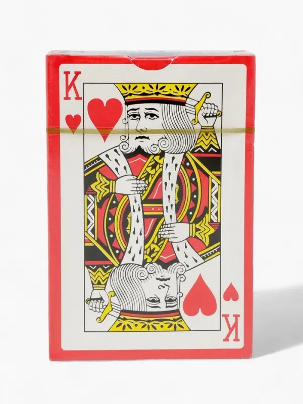 Карты игральные &laquo;Король&raquo;, колода 54 шт., 5.7&times;8.7 см, красная рубашка