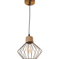 Светильник "Чертеж" 1х40Вт Е27 медь 20х20х20см