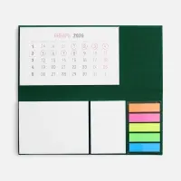 Календарь настольный Grade, зеленый